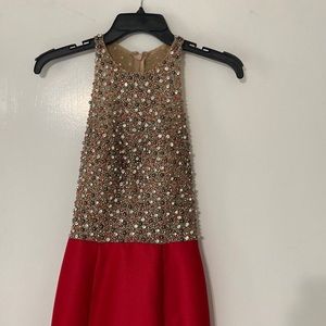 Size 0 prom dress with long train